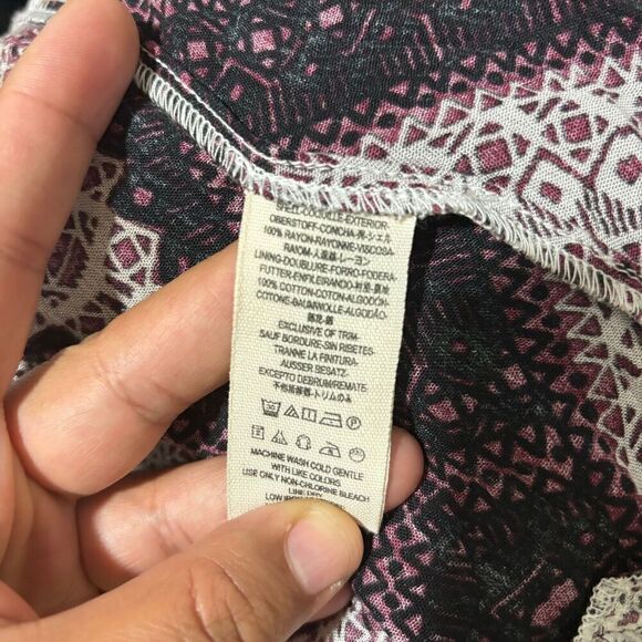 Free People You Made My Day Maxi Dress 6 Multicolor Sleeveless Tiered Bohemian - Picture 11 of 12